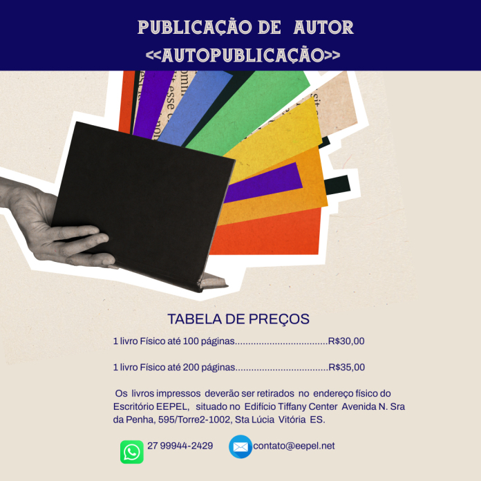autopublicação de livro